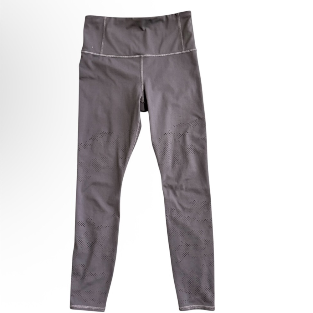 Athleta Gray High-Waisted Leggings